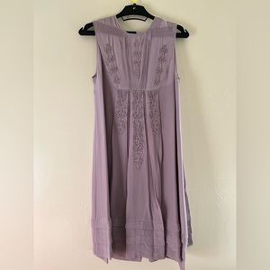 Pre-loved See by Chloe purple grey silk dress
